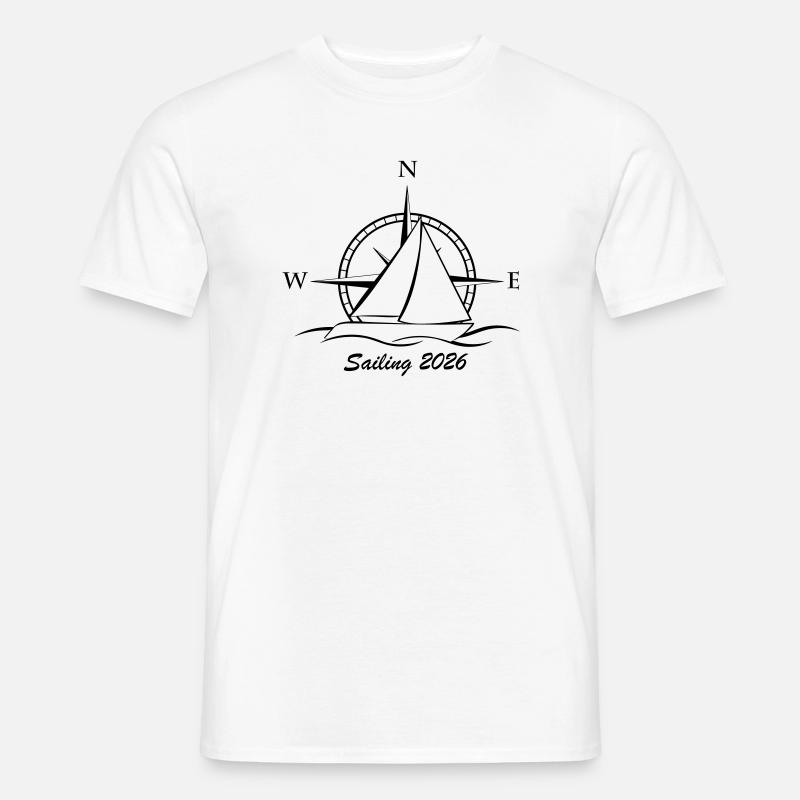 Sailing 2026 - Männer T-Shirt - Weiß