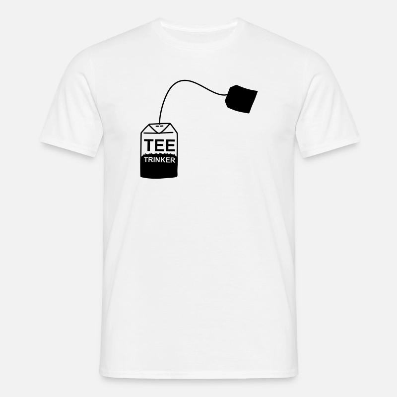 Tee_Kaffee_Earl_Grey_Teetrinker_Teesorten - Männer T-Shirt - Weiß
