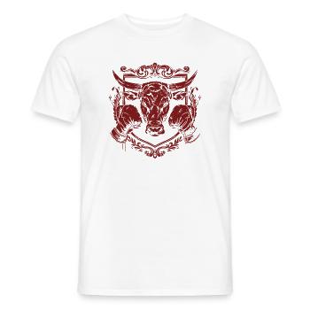 Taurus Boxer - Men's T-Shirt - white - Front - AI Model Male 178 dark (178cm)