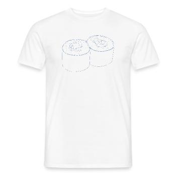 Sushi-Design - Männer T-Shirt - Weiß - Vorne - AI Model Male 178 dark (178cm)