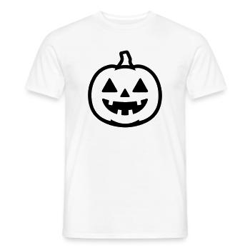 Citrouille - T-shirt homme - blanc - Devant - AI Model Male 178 dark (178cm)