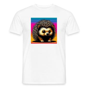 Igel - Männer T-Shirt - Weiß - Vorne - AI Model Male 178 dark (178cm)