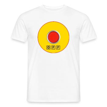 Arrêt pour logorrhéique - T-shirt homme - blanc - Devant - AI Model Male 178 dark (178cm)