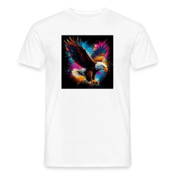Adler - Männer T-Shirt - Weiß - Vorne - AI Model Male 178 dark (178cm)