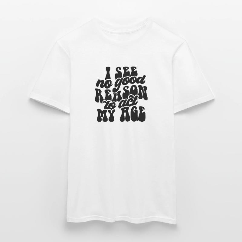 Conception d’impression avec message d’acceptation de soi T-shirt homme