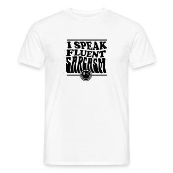 Design d’art abstrait coloré - T-shirt homme - blanc - Devant - AI Model Male 178 dark (178cm)
