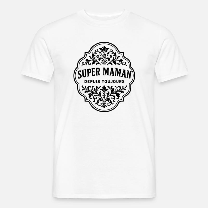Für immer eine großartige Mutter - Männer T-Shirt - Weiß