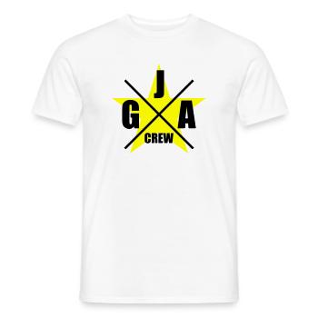 Jga Crew - Männer T-Shirt - Weiß - Vorne - AI Model Male 178 dark (178cm)