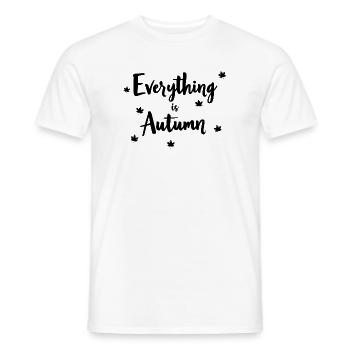 Alles ist Herbst. Frohe Herbsternte für Damen - Männer T-Shirt - Weiß - Vorne - AI Model Male 178 dark (178cm)