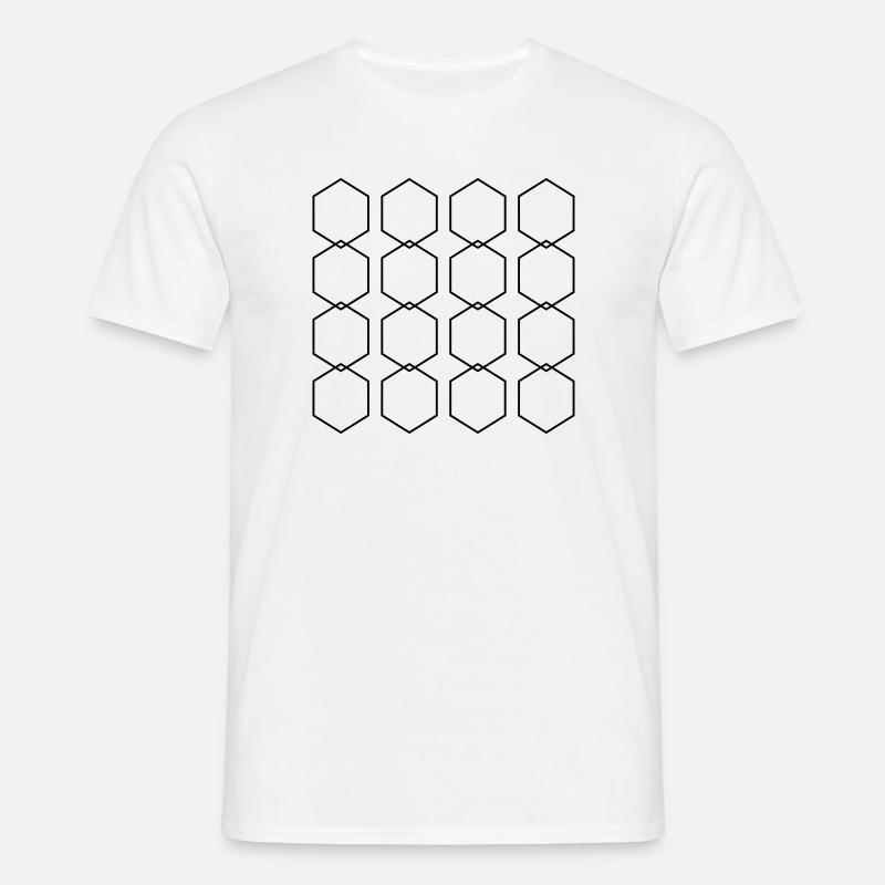 Abstract Pattern - Men's T-Shirt - white