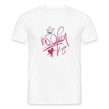 Queen - Männer T-Shirt - Weiß - Vorne - AI Model Male 178 dark (178cm)