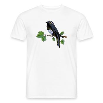 Colorful bird - Men's T-Shirt - white - Front - AI Model Male 178 dark (178cm)