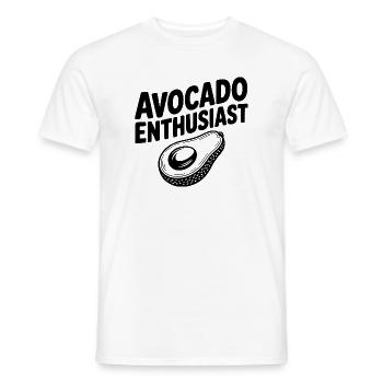 Passionné d’avocat - T-shirt homme - blanc - Devant - AI Model Male 178 dark (178cm)