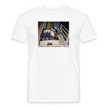 Weihnachtliche Achterbahn - Männer T-Shirt - Weiß - Vorne - AI Model Male 178 dark (178cm)