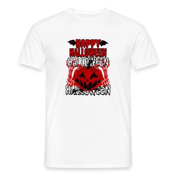 Halloween - Männer T-Shirt - Weiß - Vorne - AI Model Male 178 dark (178cm)