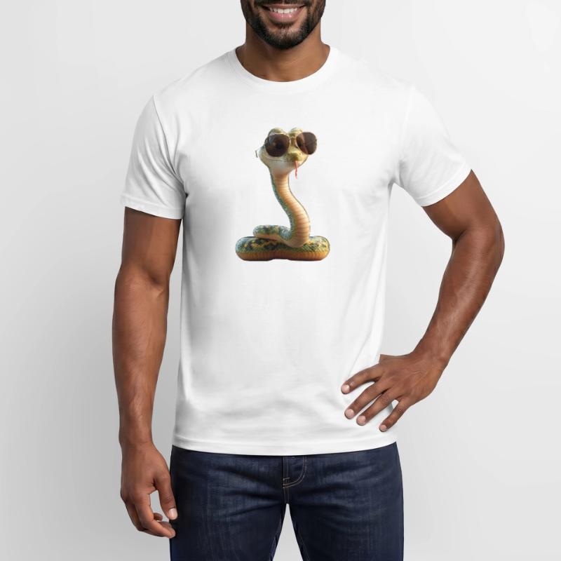 serpent, python, cobra, serpent à sonnettes, serpents T-shirt homme