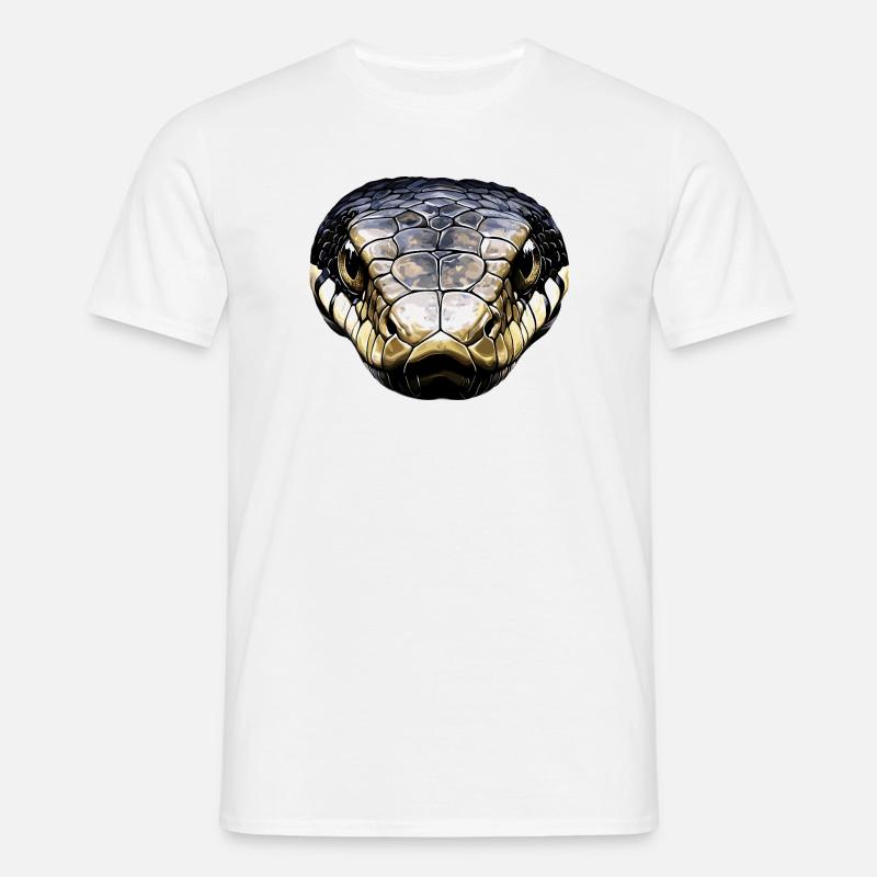 snake, python, cobra, rattlesnake, snakes - Men's T-Shirt - white
