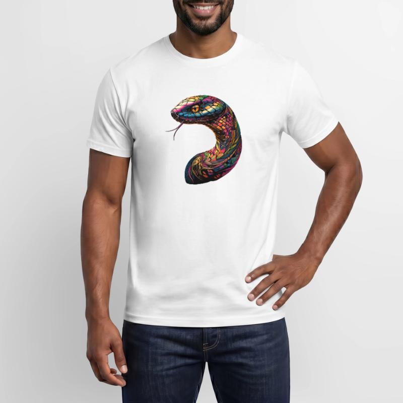 serpent, python, cobra, serpent à sonnettes, serpents T-shirt homme