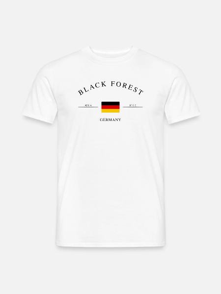Schwarzwald Deutschland Urlaub Souvenir & Geschenk - Männer T-Shirt - Weiß