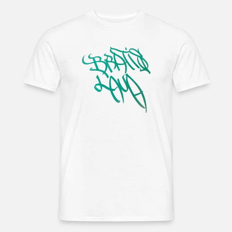 Graffiti Kalligrafie Design Bratislava - Männer T-Shirt - Weiß