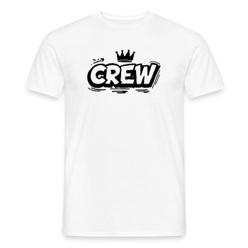 Crew Mitglied Graffiti - Männer T-Shirt - Weiß - Vorne - AI Model Male 178 dark (178cm)