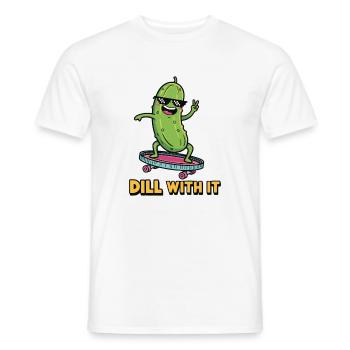 Pickle Vibes - Men's T-Shirt - white - Front - AI Model Male 178 dark (178cm)