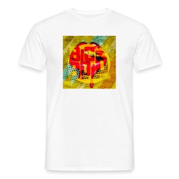 Graffiti Pop Art Lutscher - Männer T-Shirt - Weiß - Vorne - AI Model Male 178 dark (178cm)