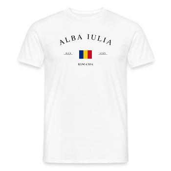 Baia Mare, Roumanie – Souvenir et cadeau de vacances - T-shirt homme - blanc - Devant - AI Model Male 178 dark (178cm)