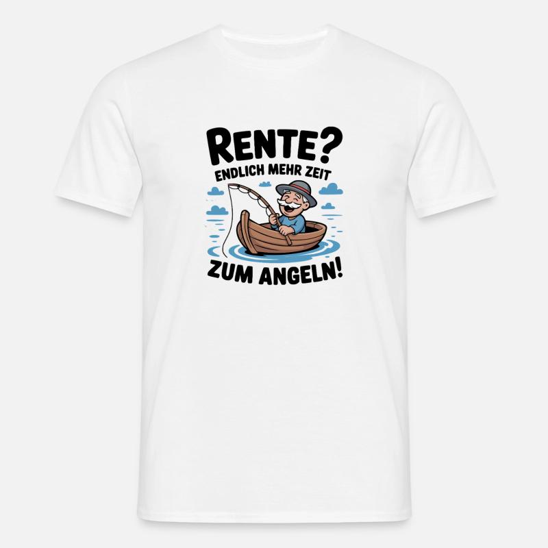 Angler Geschenk Perfekte Geschenkidee - Männer T-Shirt - Weiß