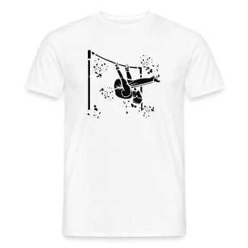 Turnerin Reck Kunstturnen - Männer T-Shirt - Weiß - Vorne - AI Model Male 178 dark (178cm)
