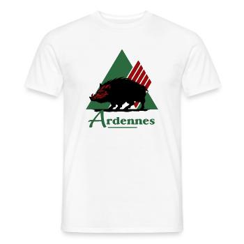 emblematisches Logo des Departements Ardennen - Männer T-Shirt - Weiß - Vorne - AI Model Male 178 dark (178cm)