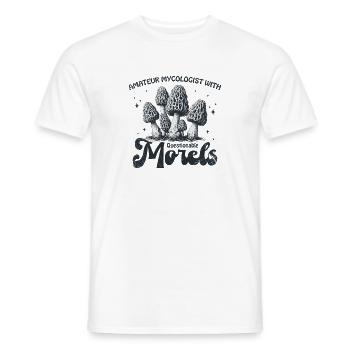 Amateur Mycologist With Questionable Morels - Männer T-Shirt - Weiß - Vorne - AI Model Male 178 dark (178cm)
