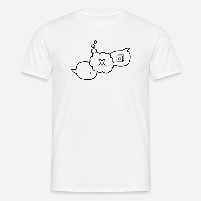 Computer speech bubbles - Men's T-Shirt - white