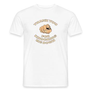 Merci - T-shirt homme - blanc - Devant - AI Model Male 178 dark (178cm)