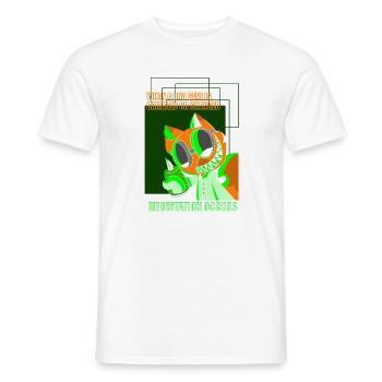 Chimie Chimiste Professeur de chimie Drôle de science - T-shirt homme - blanc - Devant - AI Model Male 178 dark (178cm)