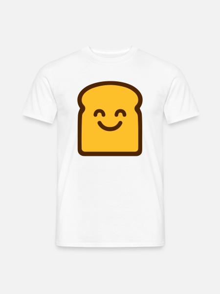 Toast mignon - T-shirt homme - blanc