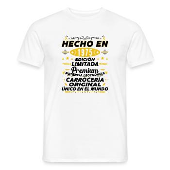 Hergestellt im Jahr 1975 Vintage Geburtstagsgeschenk - Männer T-Shirt - Weiß - Vorne - AI Model Male 178 dark (178cm)