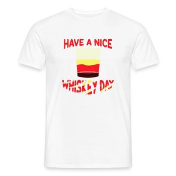 Whiskey Spruch Whiskeytrinker Whiskeyliebhaber - Männer T-Shirt - Weiß - Vorne - AI Model Male 178 dark (178cm)