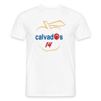Calvados 14 - Männer T-Shirt - Weiß - Vorne - AI Model Male 178 dark (178cm)