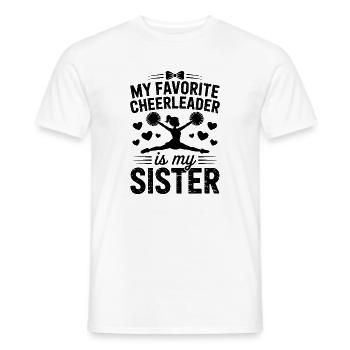 Cheerleader Saying Funny Cheerleader Gift - Men's T-Shirt - white - Front - AI Model Male 178 dark (178cm)