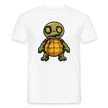 Turtle Halloween Comic Funny - Men's T-Shirt - white - Front - AI Model Male 178 dark (178cm)