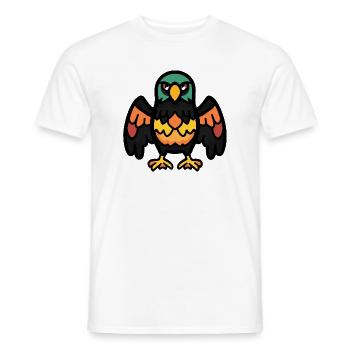 Aigle Halloween Bande Dessinée Drôle - T-shirt homme - blanc - Devant - AI Model Male 178 dark (178cm)