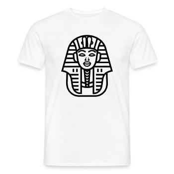 pharaon - T-shirt homme - blanc - Devant - AI Model Male 178 dark (178cm)