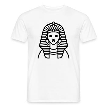pharaon - T-shirt homme - blanc - Devant - AI Model Male 178 dark (178cm)
