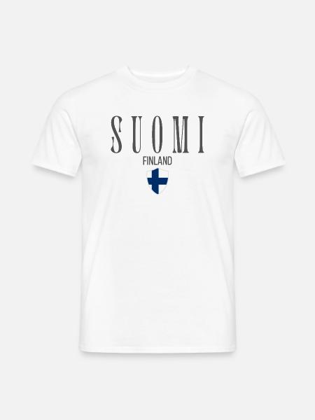 Ursprünglich aus Finnland, geboren in Finnland - Männer T-Shirt - Weiß