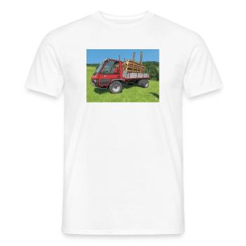 AEBI TP68 - T-shirt homme - blanc - Devant - AI Model Male 178 dark (178cm)