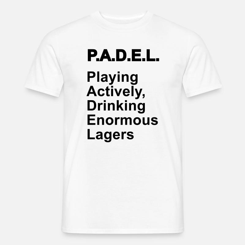 Betydningen af padel - Mænd T-shirt - hvid