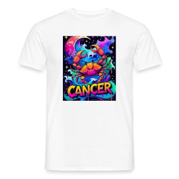 Krebs - Männer T-Shirt - Weiß - Vorne - AI Model Male 178 dark (178cm)
