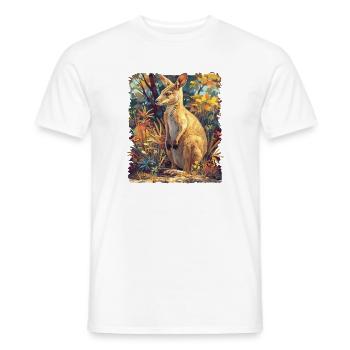 Wallabies Wallaby - Men's T-Shirt - white - Front - AI Model Male 178 dark (178cm)