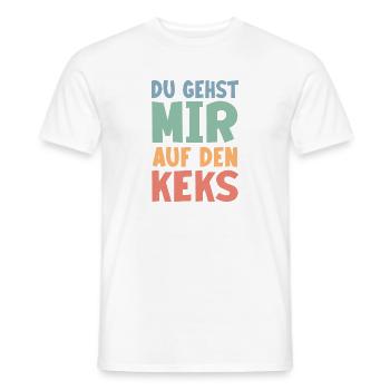 Ich glaub, ich spinne – Lustiges Sprüche T-Shirt - Männer T-Shirt - Weiß - Vorne - AI Model Male 178 dark (178cm)